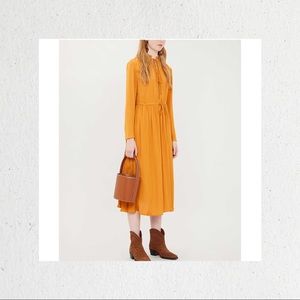 maje dress with drawstring waist